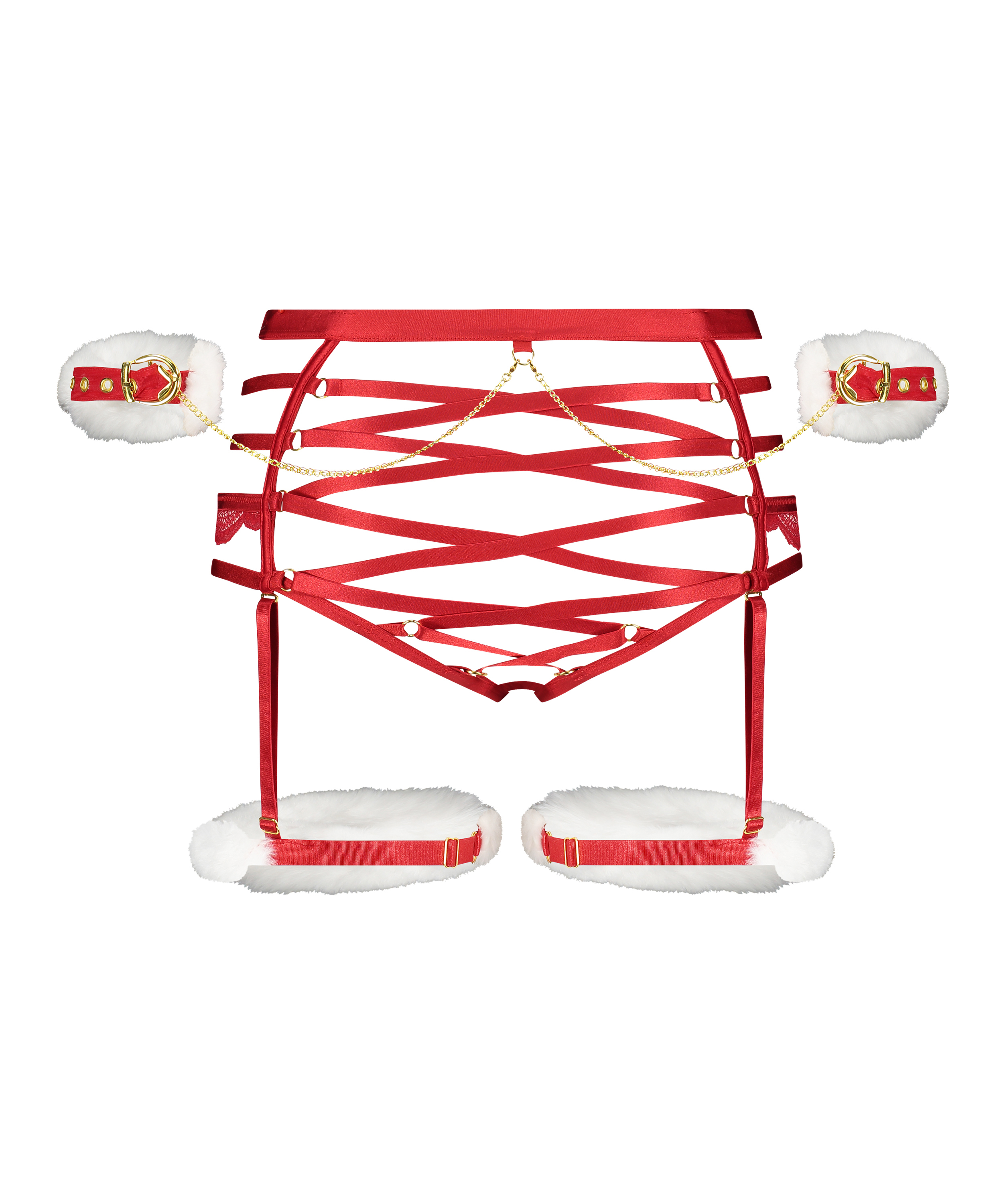 Høj Brasiliansk trusse Cindy, rød, main