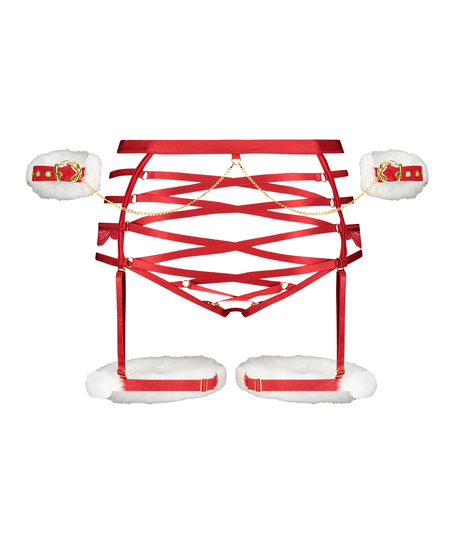 Høj Brasiliansk trusse Cindy, rød