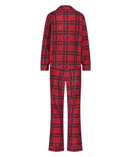 Pyjamassæt Fleece, rød