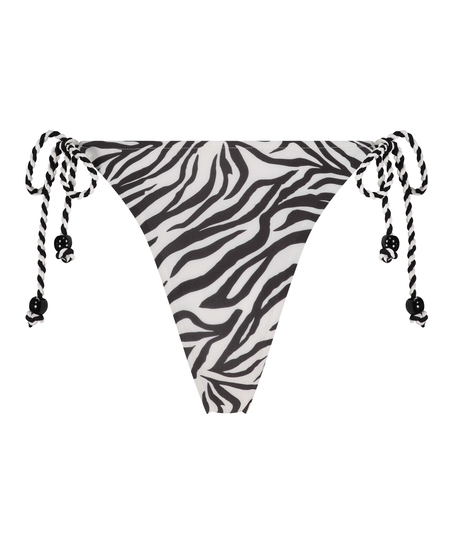 Højskåret Bikinitrusse Doha, hvid