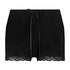 Shorts velour Lace, sort
