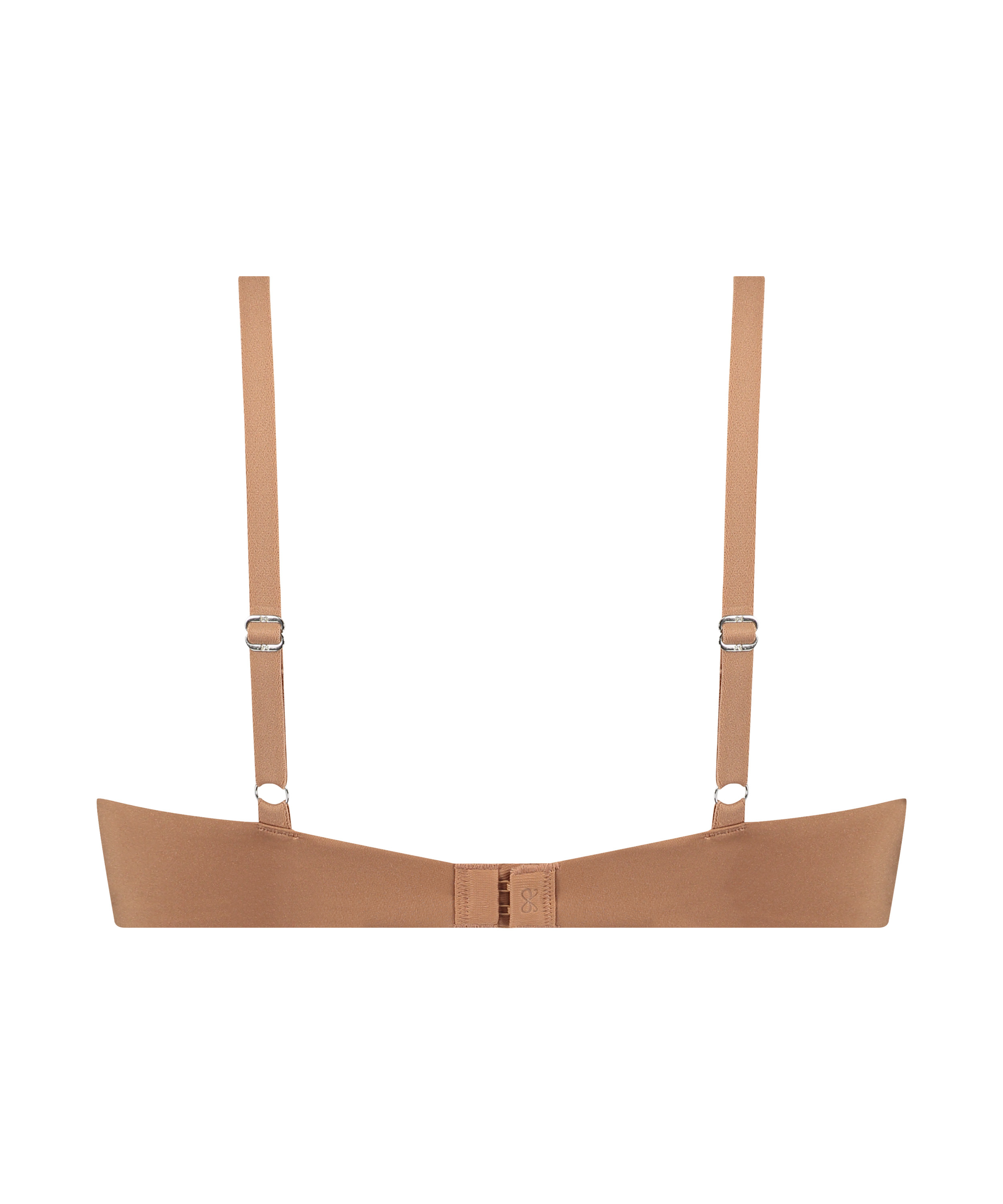 Formstøbt pushup-bøjle-bh Smooth, Brun, main