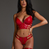 Formstøbt pushup-bøjle-bh Vicky, Rød