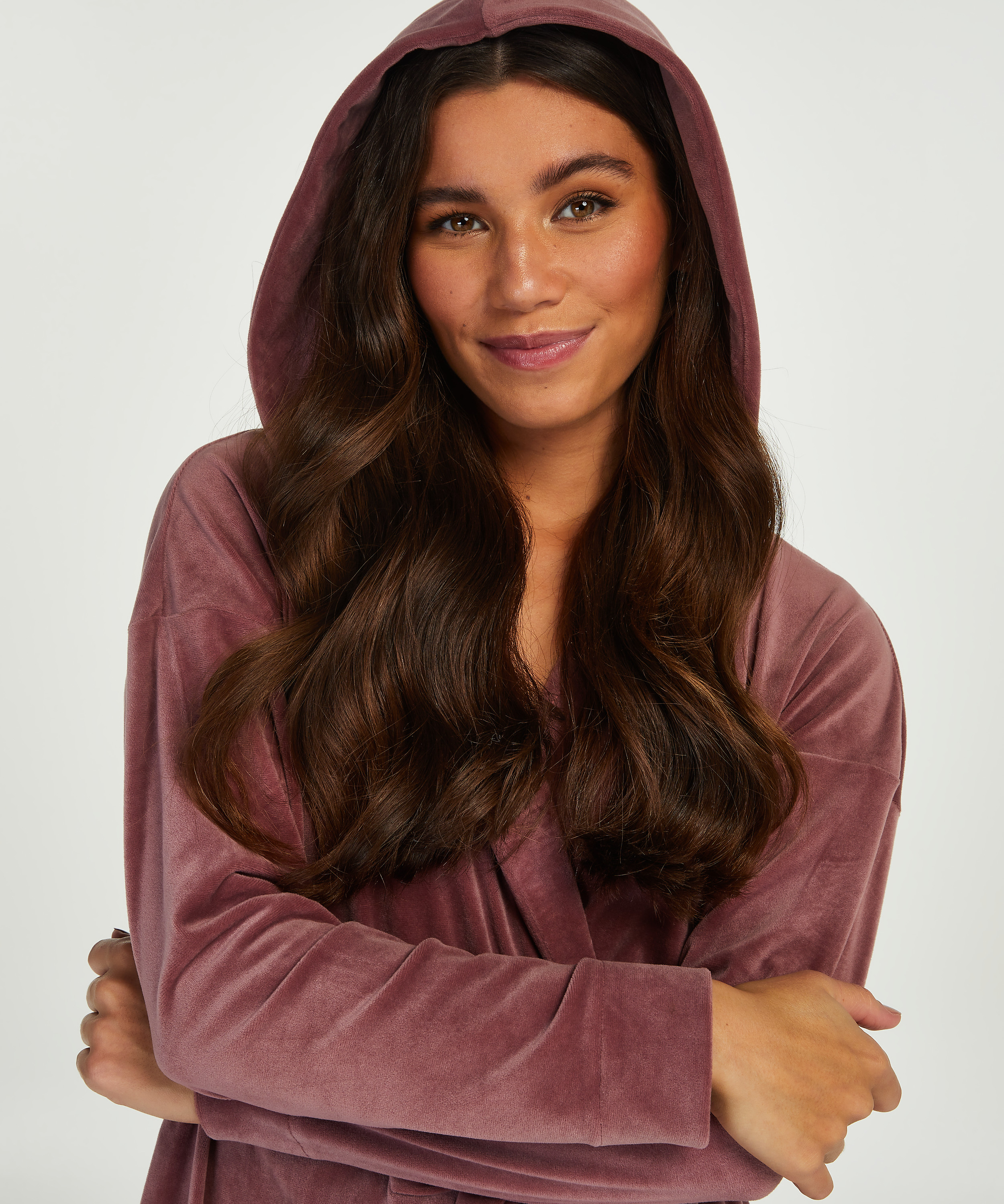 Badekåbe Velours, Lilla, main