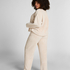 Bukser i blød fleece, Beige
