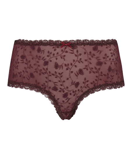 V-formet brasiliansk trusse Curvy, rød