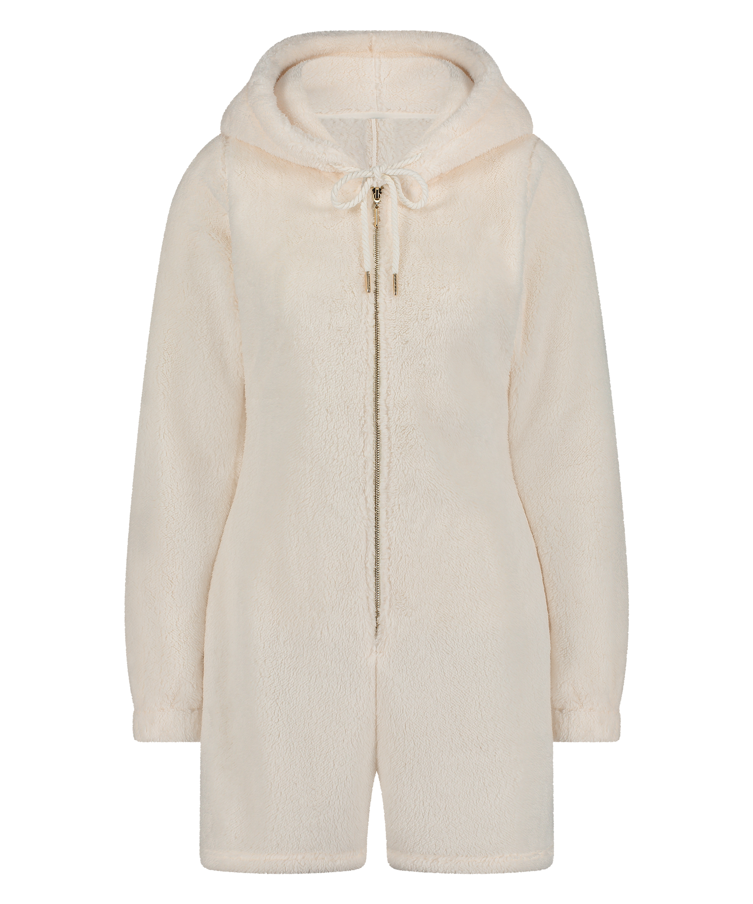 Onesie Fleece, hvid, main