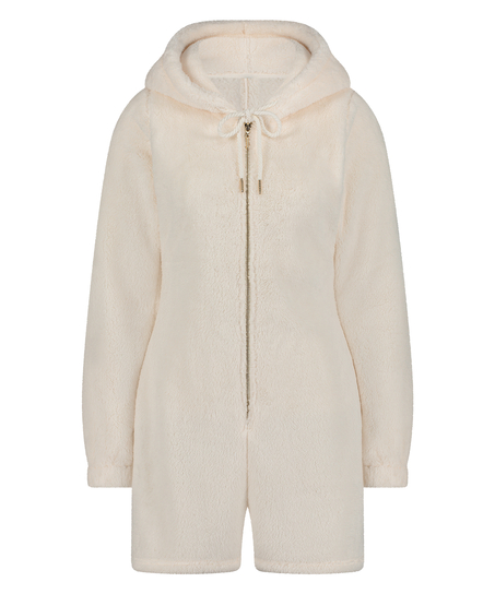 Onesie Fleece, hvid