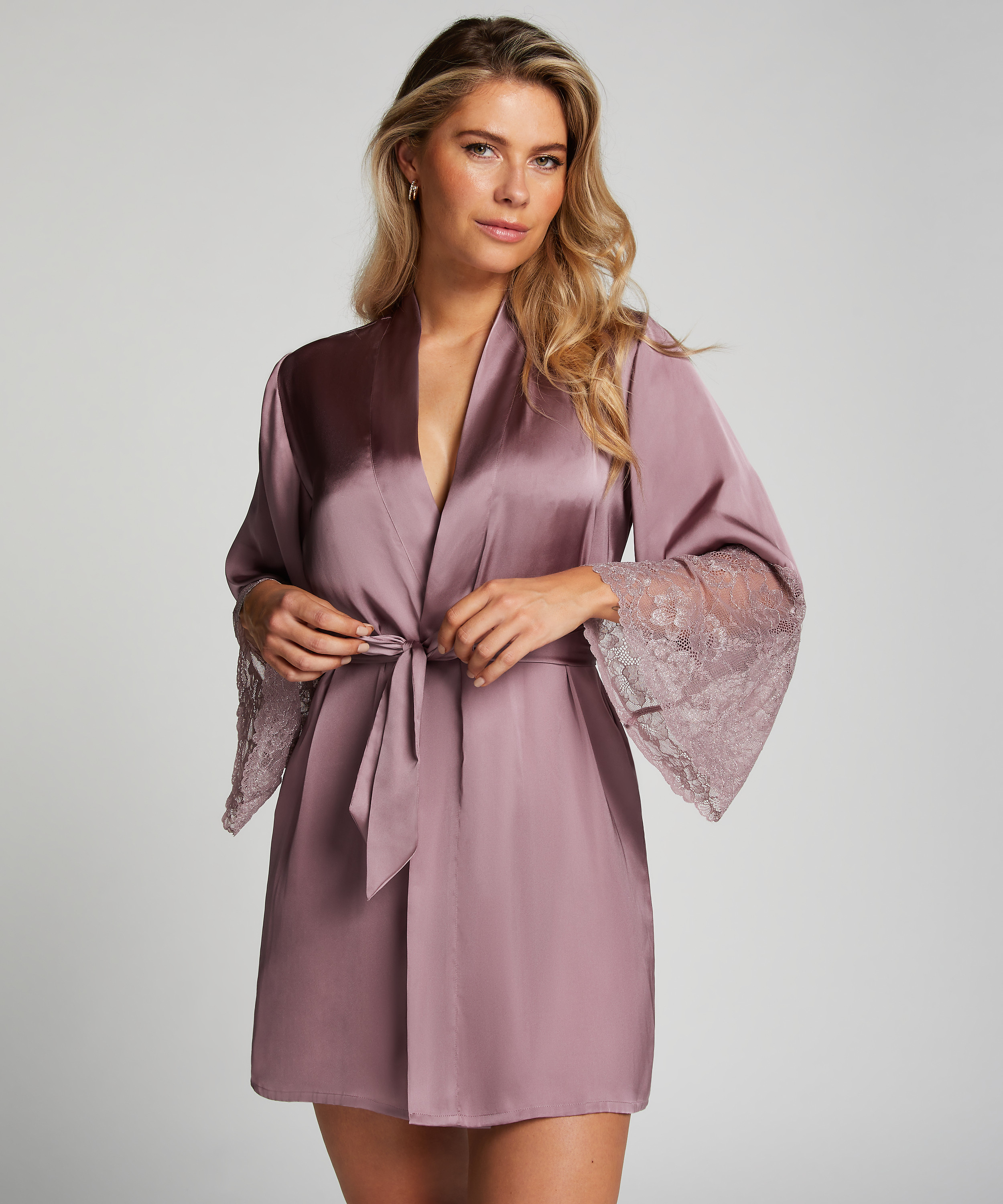 Kimono Satin, Lilla, main
