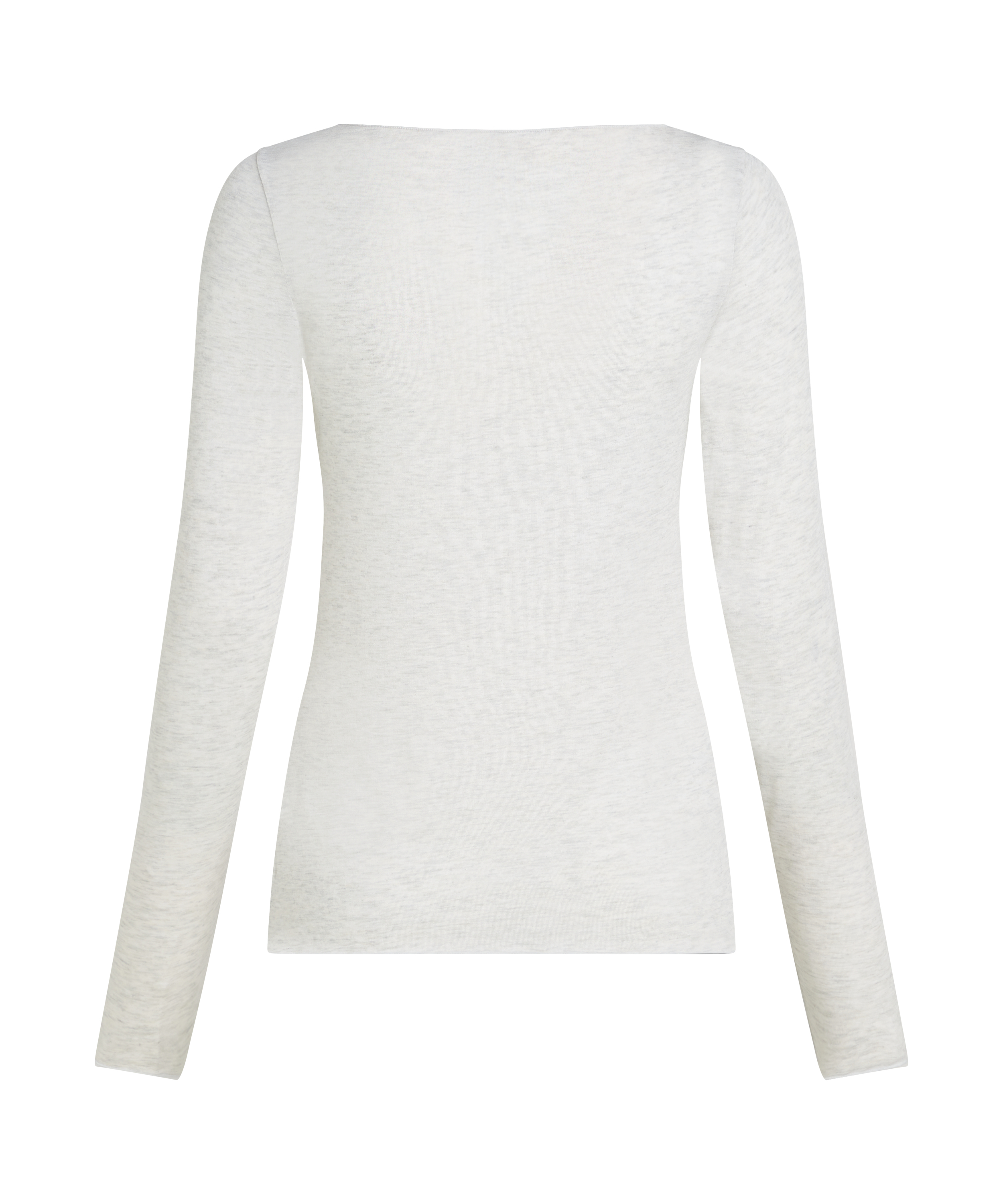 super soft bådhals bluse med cashmere, Grå, main