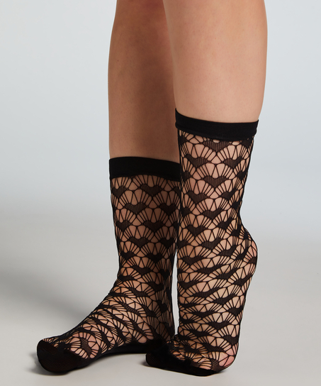 1 par modestrømper, Sort