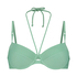 Formstøbt bikinitop med bøjle Sienna, grøn