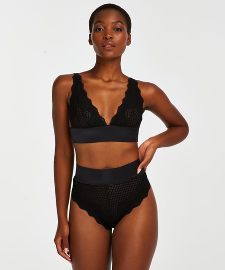 Bralette Duckie, Sort