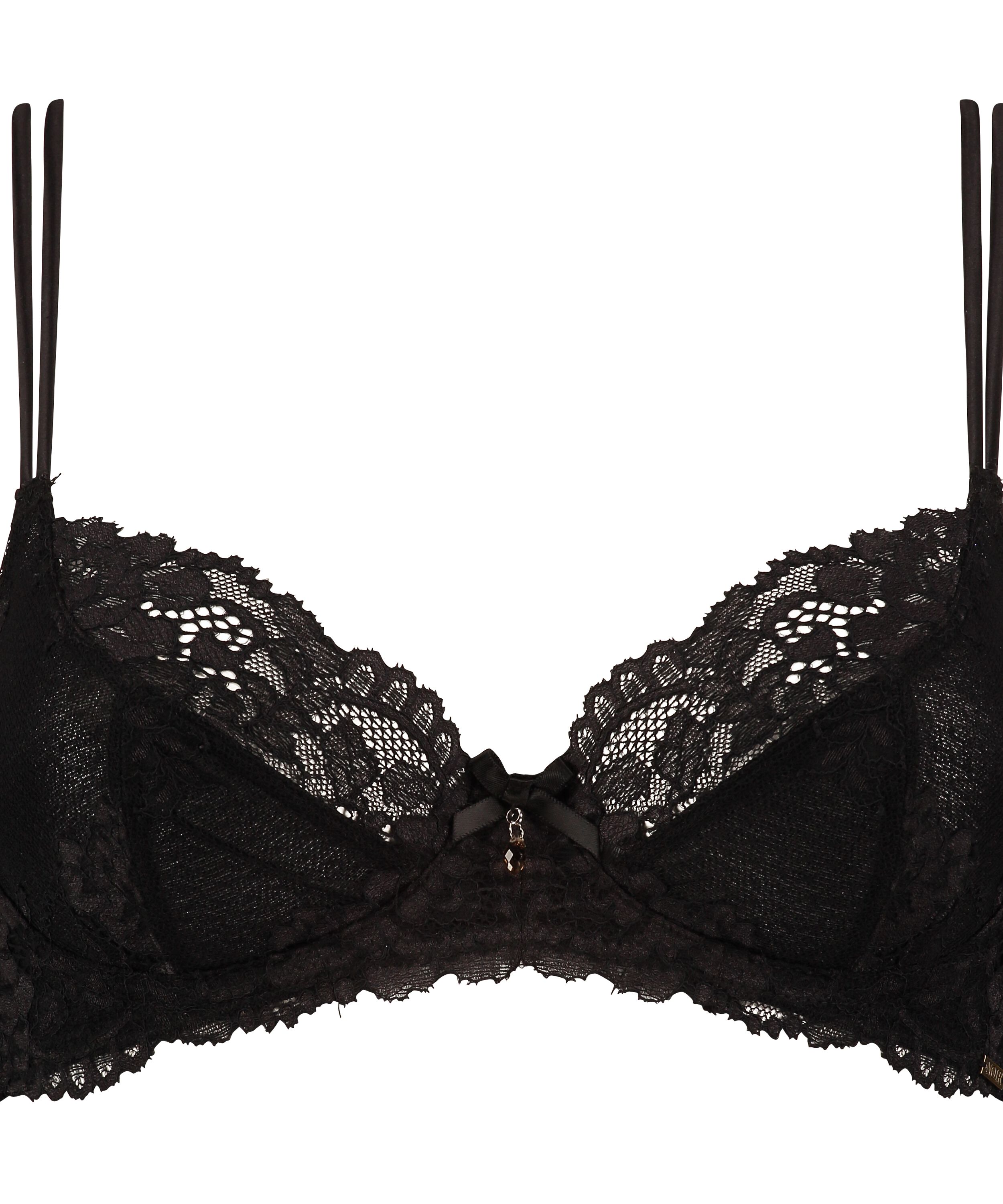 Non-padded underwired bra Jolie, Sort