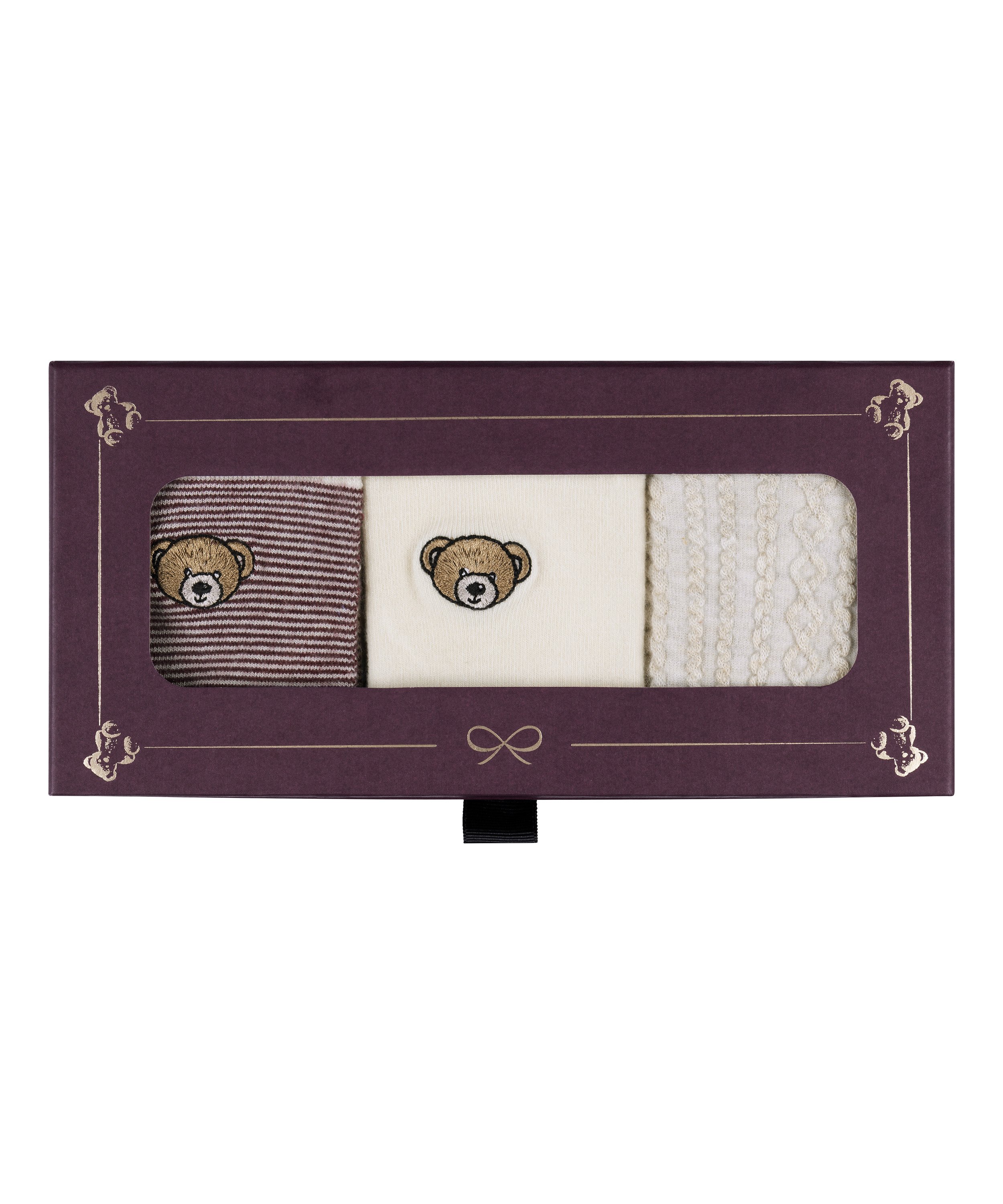 3 par Strømper Giftpack, Hvid, main