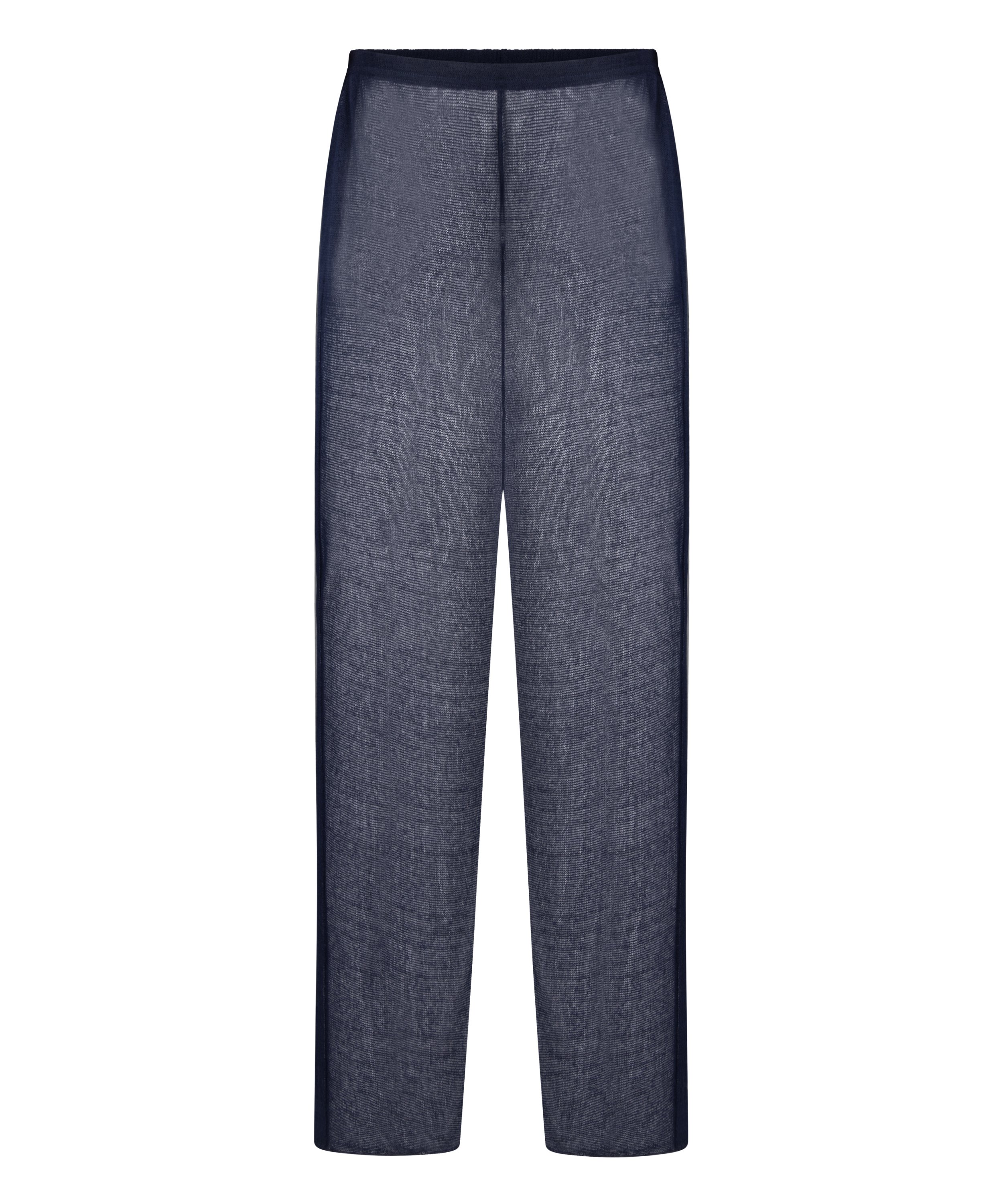 Strikket strandbuks, blå, main