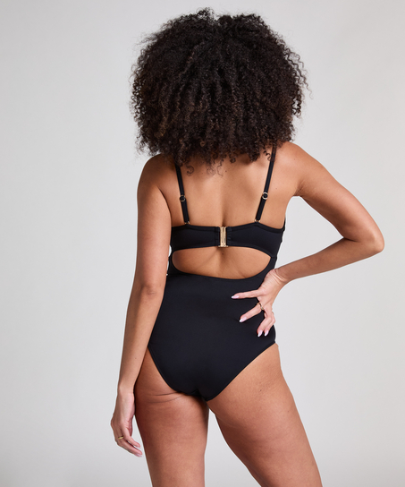 Badedragt Neoprene, Sort