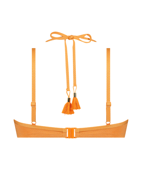 Bikinitop Scallop Lurex, Orange