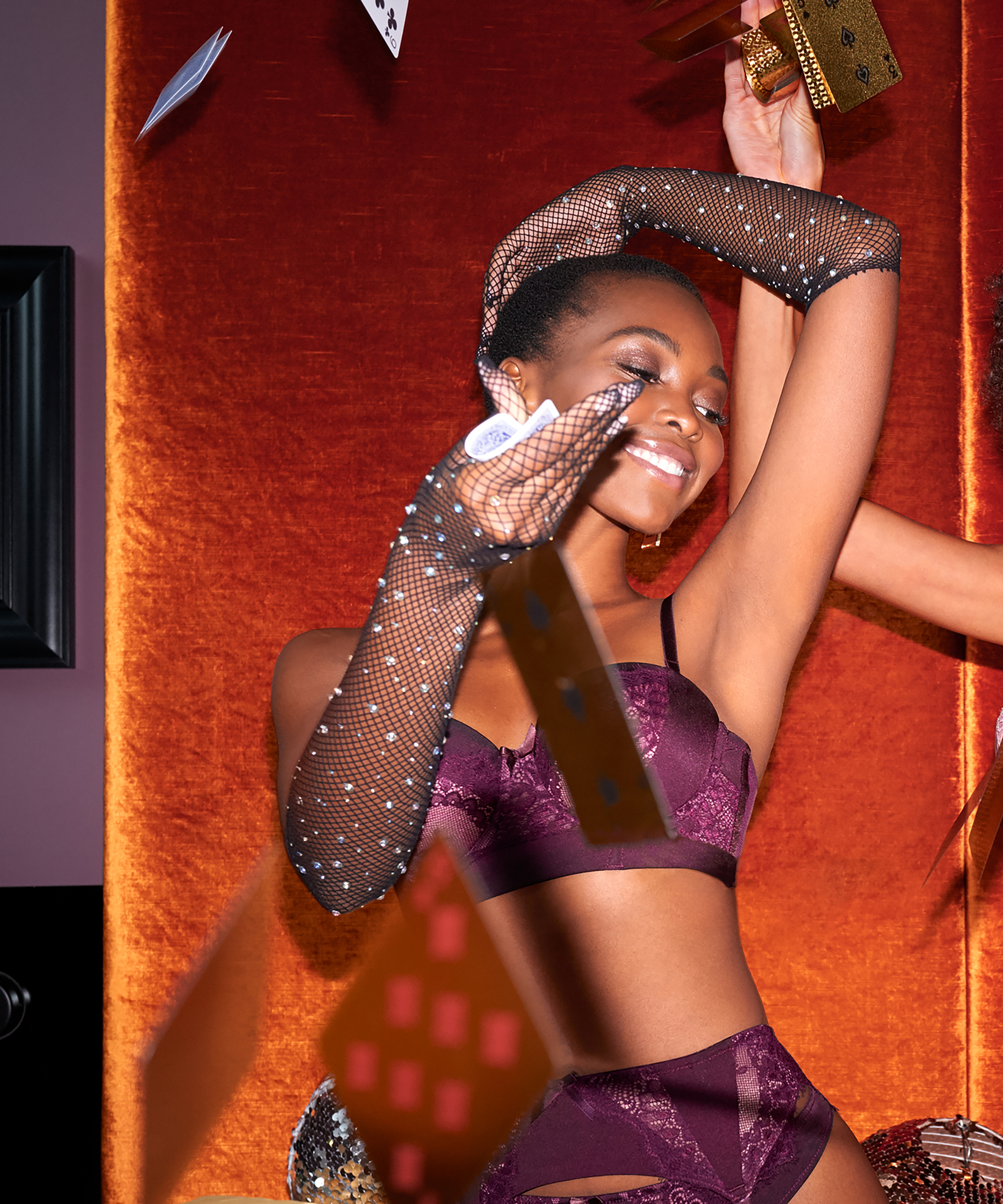 Formst&oslash;bt strapless longline b&oslash;jle-bh Macy, Lilla, main