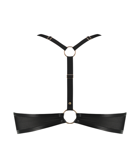 Formstøbt pushup-bøjle-bh Faye, Sort