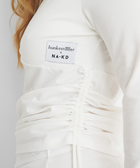 Top Xenia HKM x NA-KD, Hvid