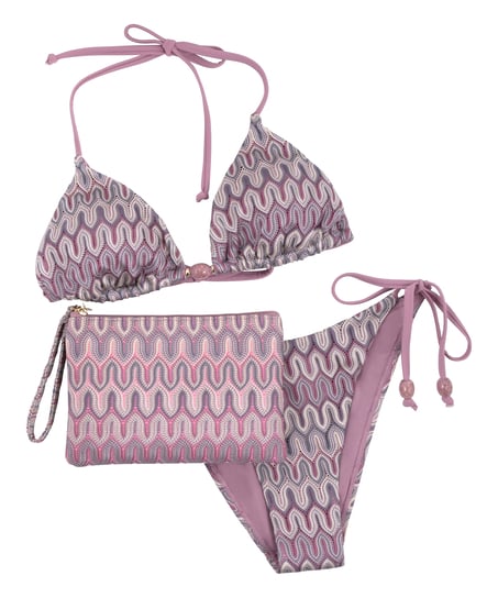 Bikini clutch Cali, Lyserød