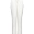 Nålestribede satinbukser, Hvid