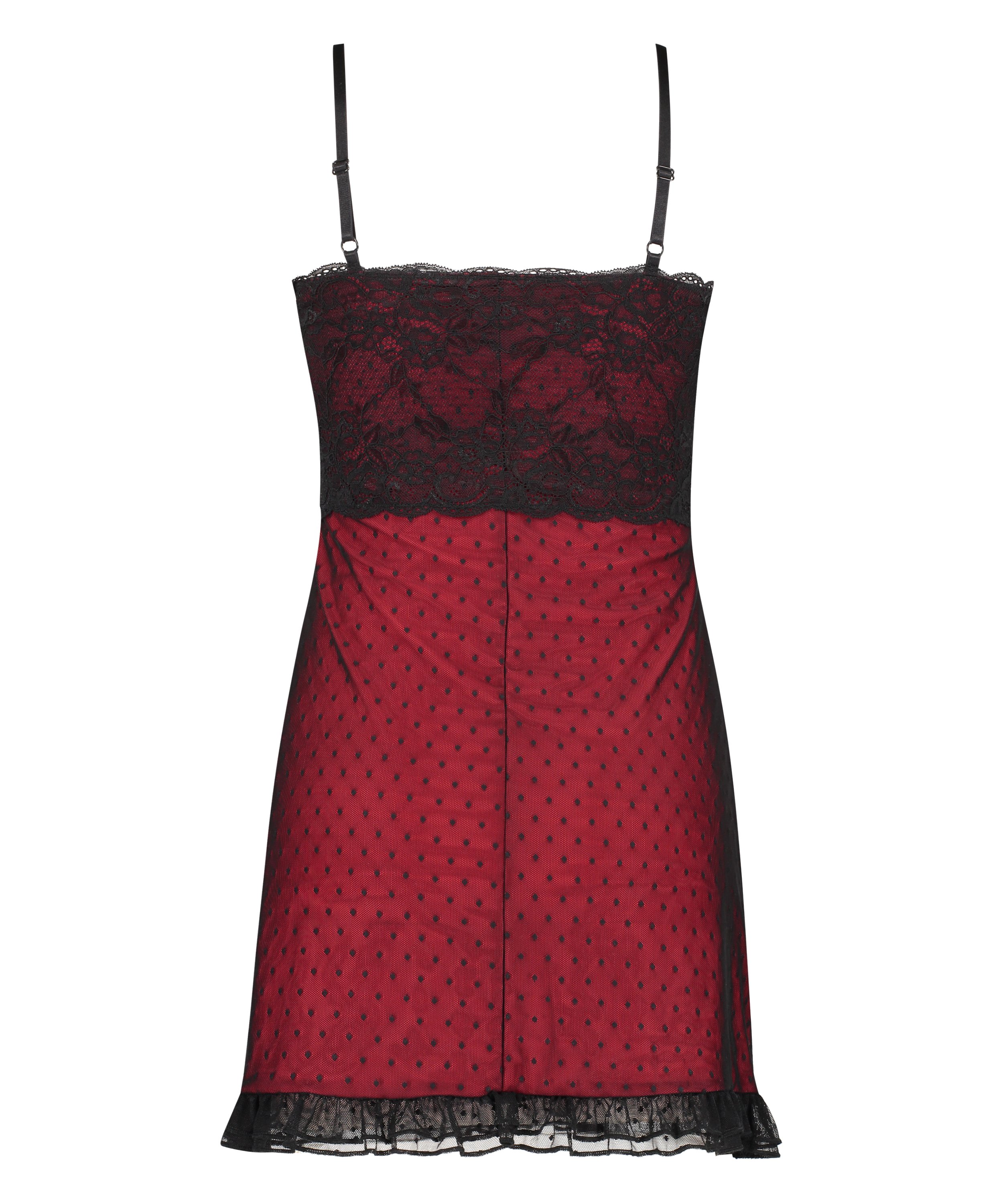 Natkjole Bandeau, Rød, main