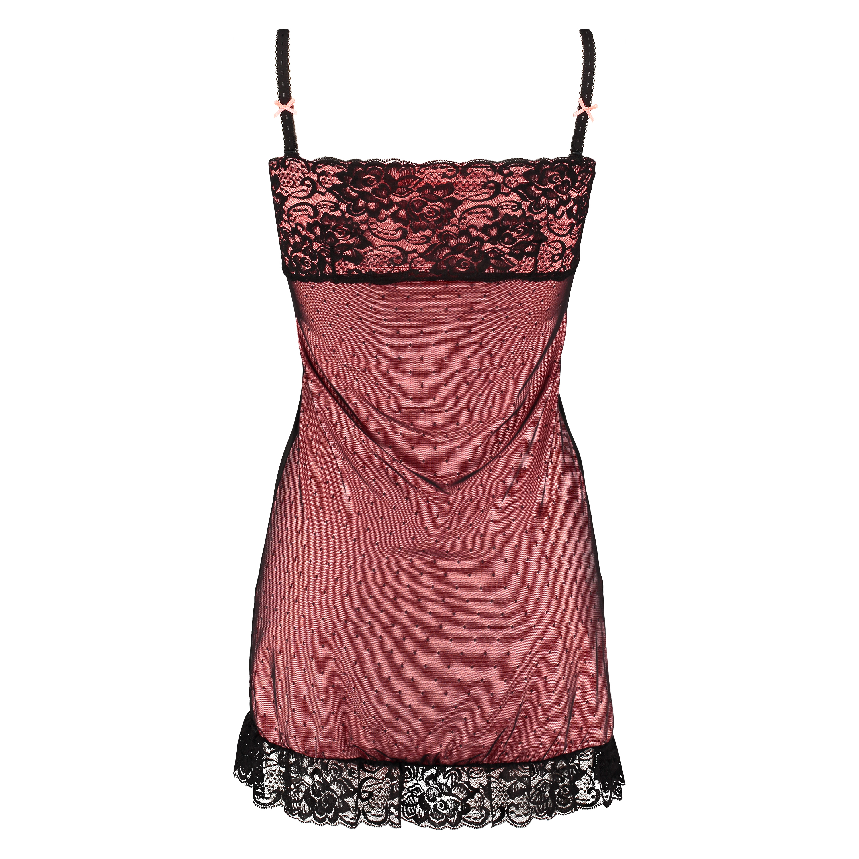 Slip strapless, sort, main