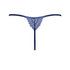 Mabel g-streng med høj benudskæring, Blå