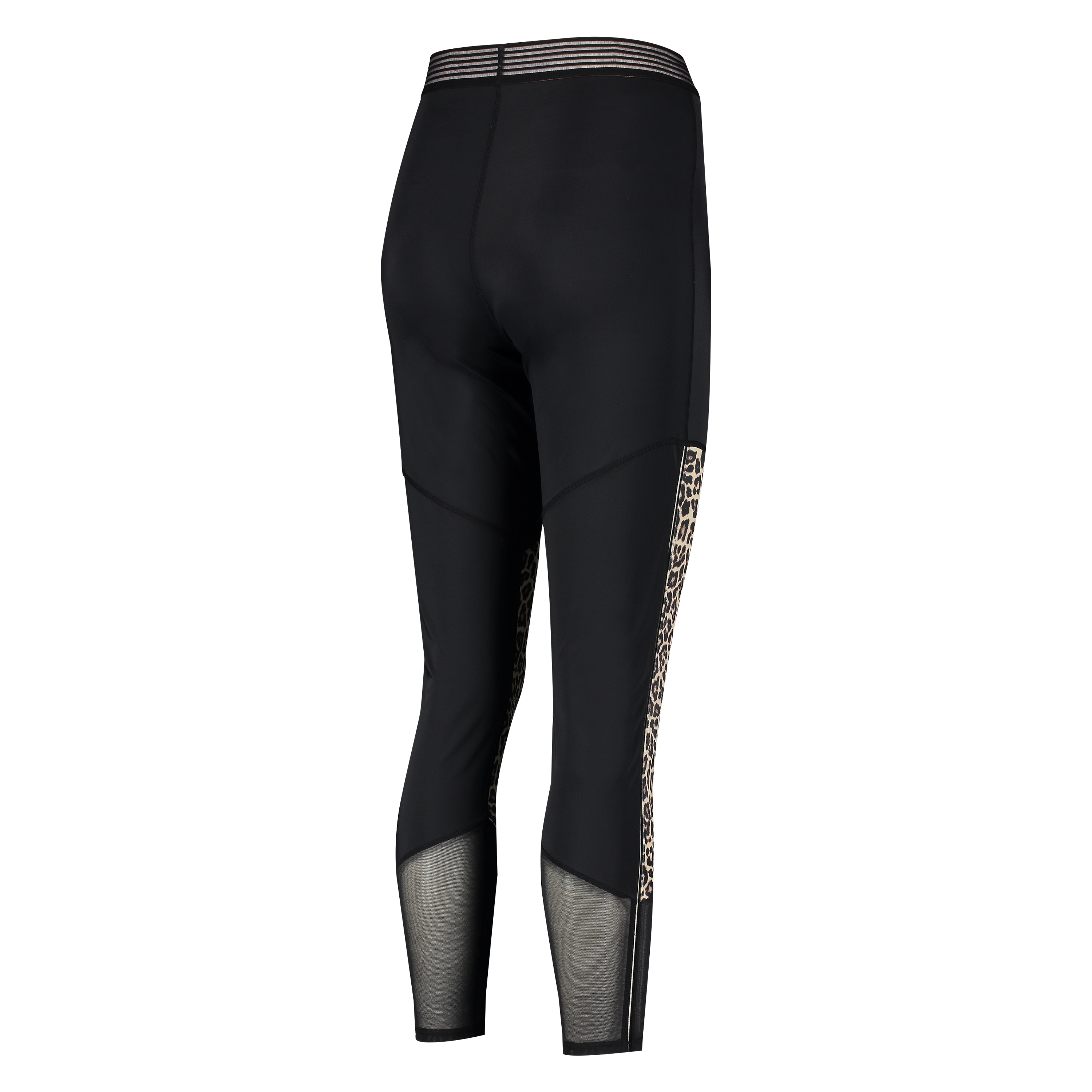 HKMX High waisted sportsleggings Leopard, Grå, main