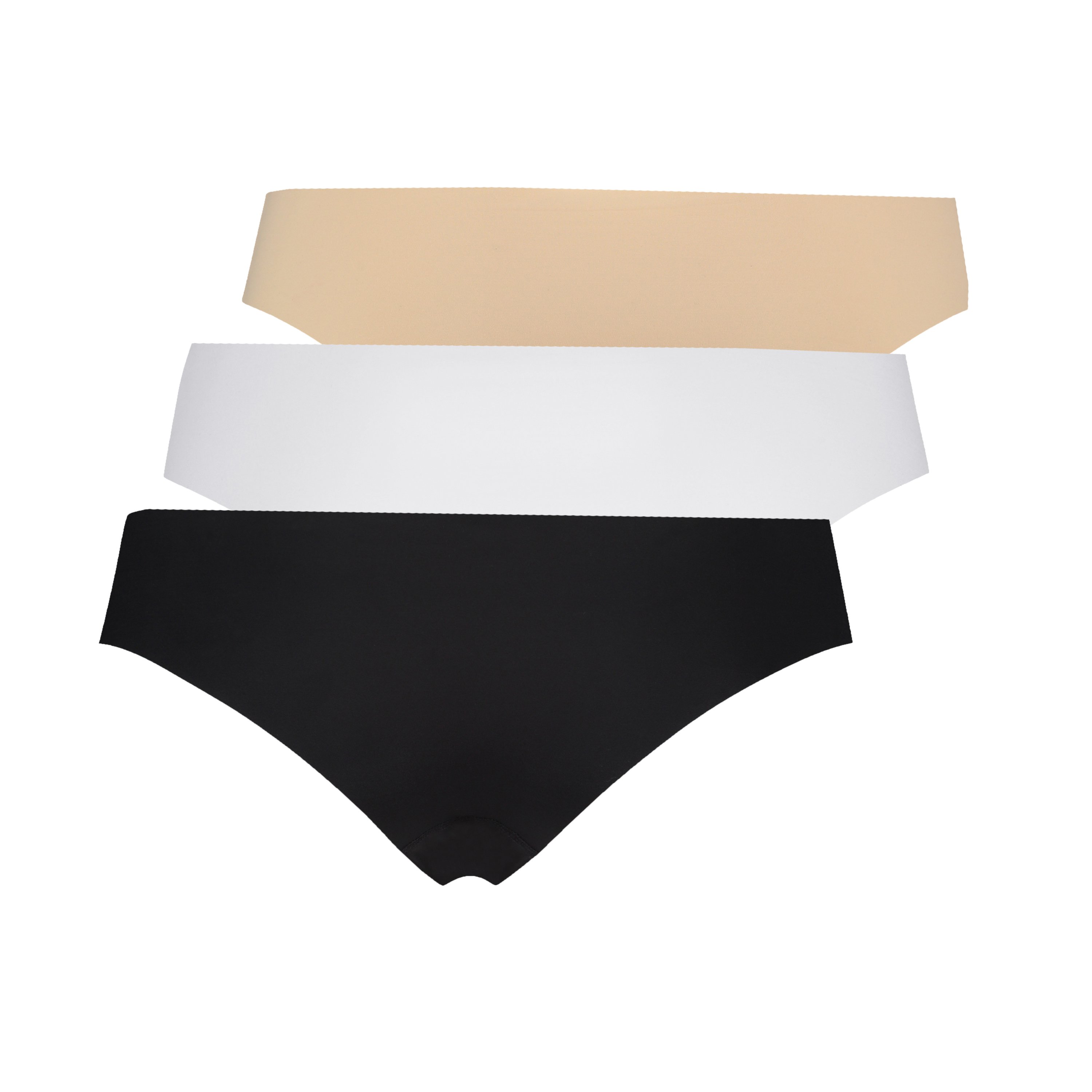 Invisible brasiliansk trusse Bomuld, Sort, main