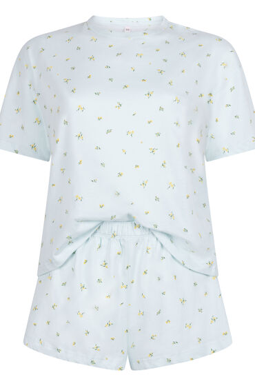 Hunkemöller Pyjamassæt i bomuldsjersey Grøn