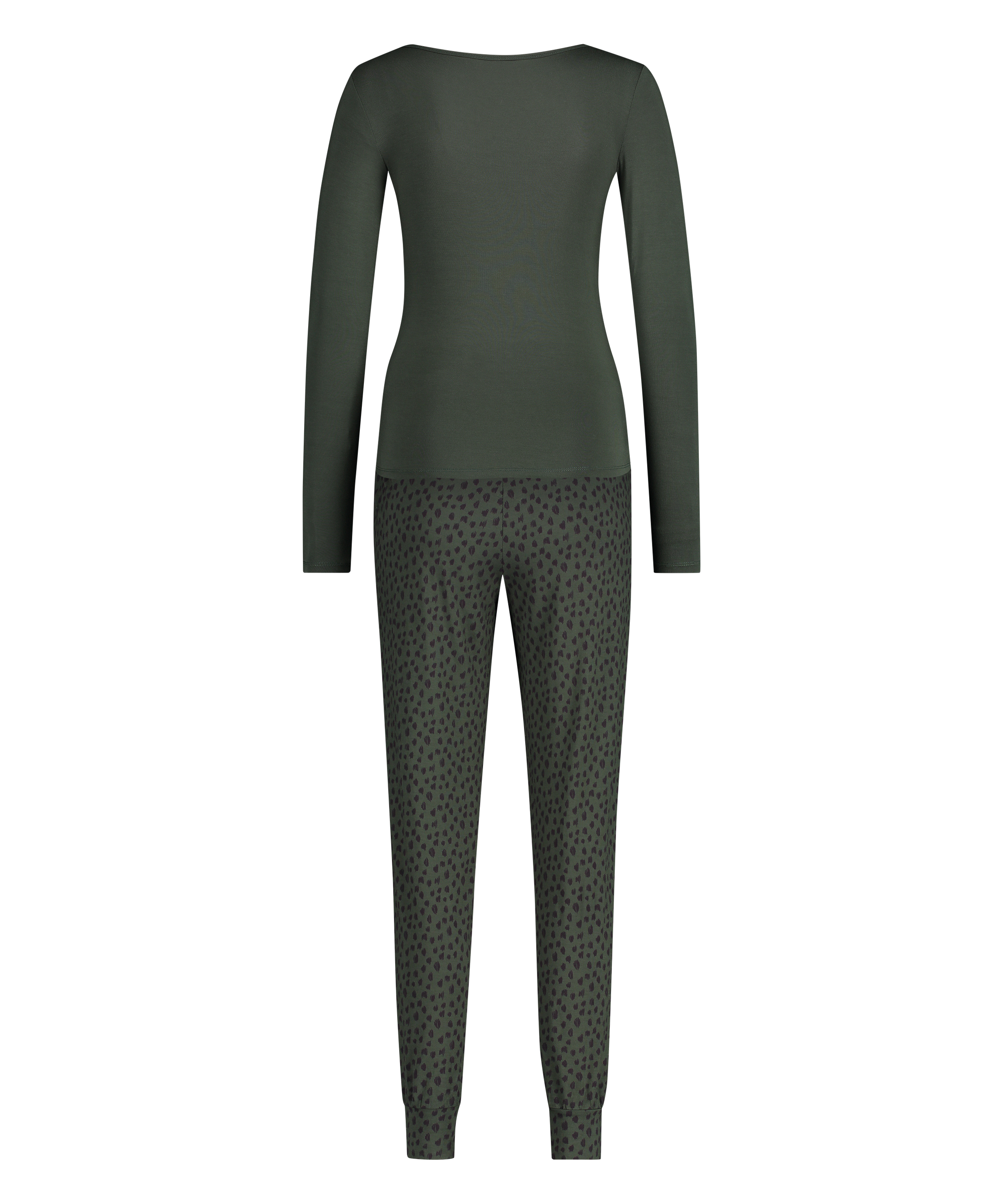 Leopard Pyjamassæt, grøn, main