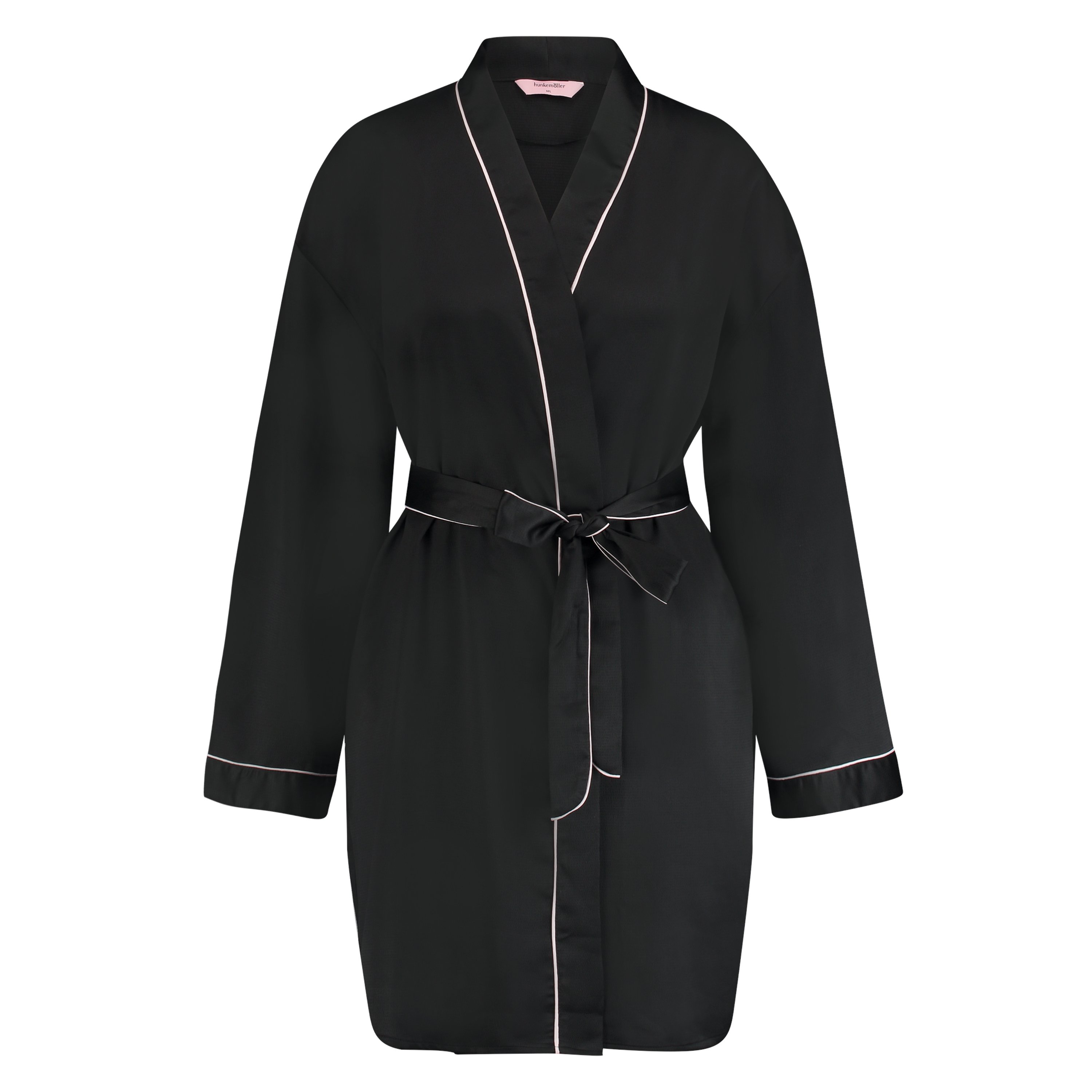 Satin kimono, Sort, main