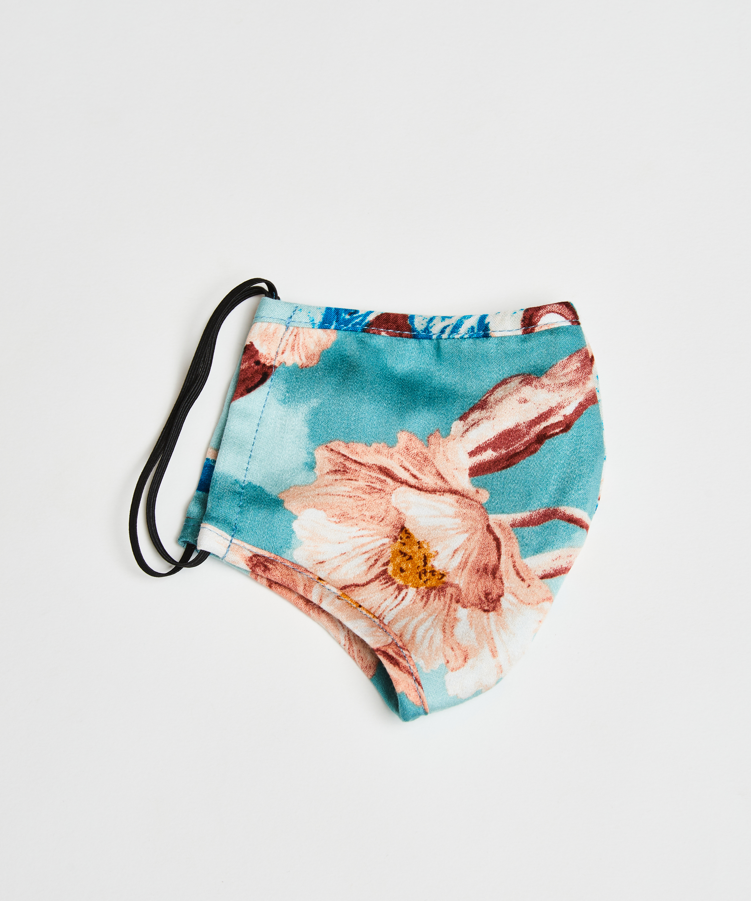 Mundbind Print, Blå, main