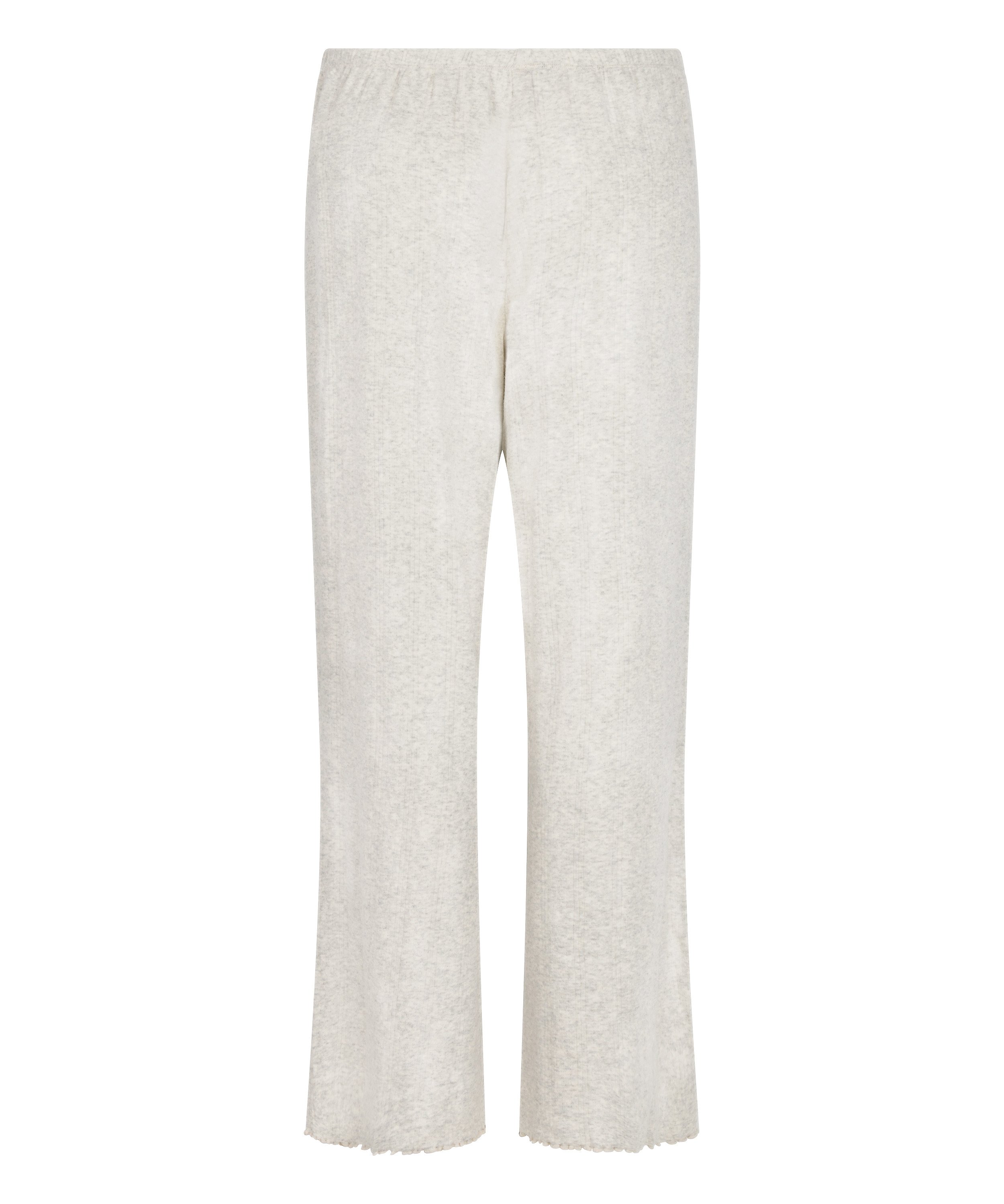 Pyjama Pant Loose Pointelle, Grå, main