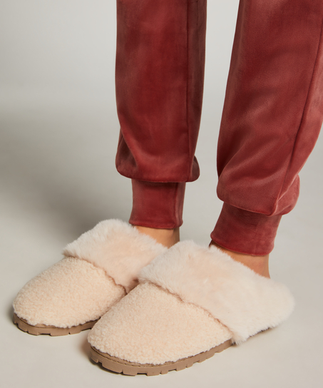 Teddy Mule hjemmesko, Hvid