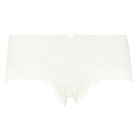 Boxertrusse Secret Lace bomuld, Gr&aring;