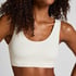 Bralette Scoop Dianne, Hvid