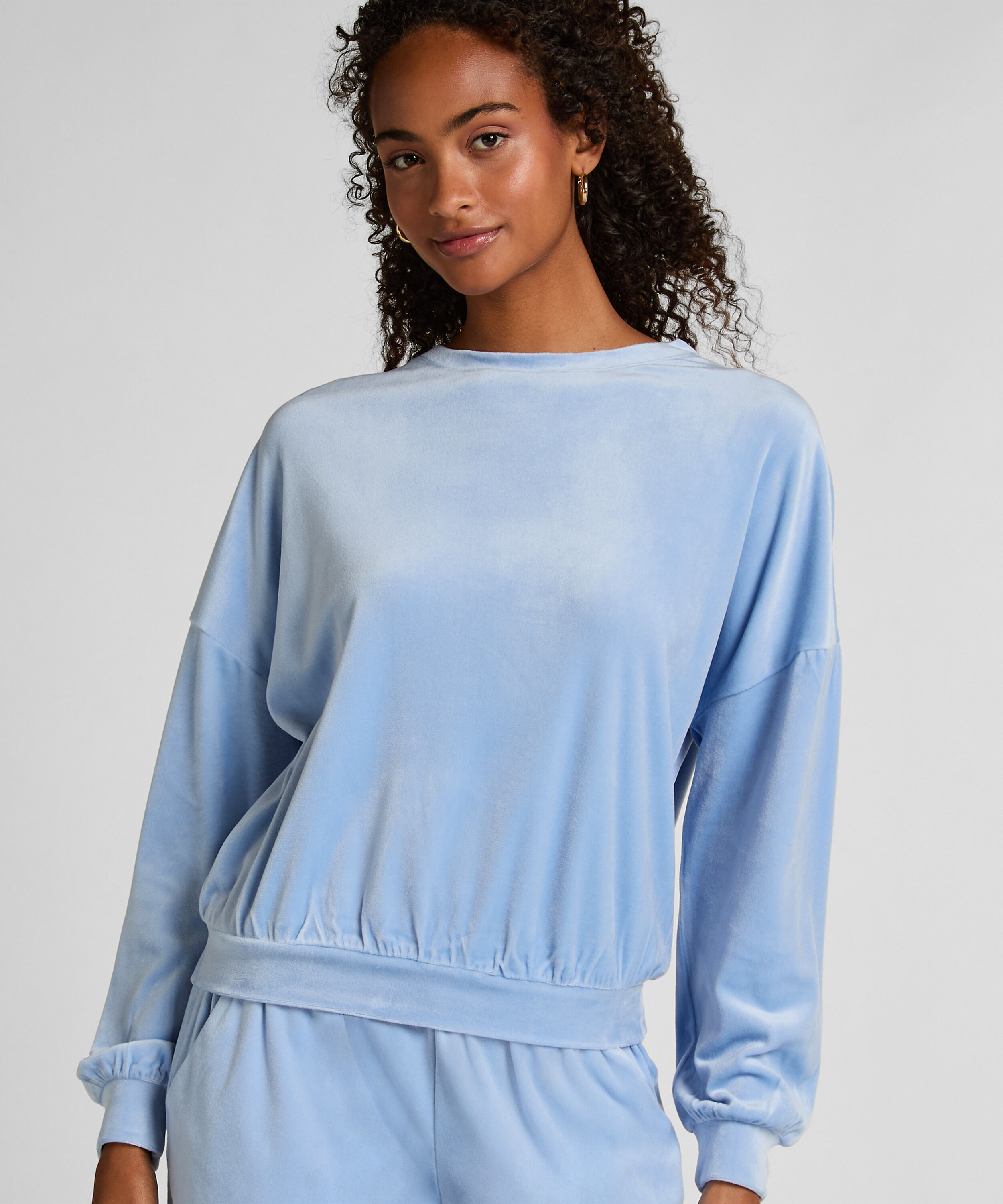 Velourtop, Blå