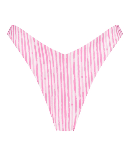 Højt udskåret bikinitrusse Julia, pink