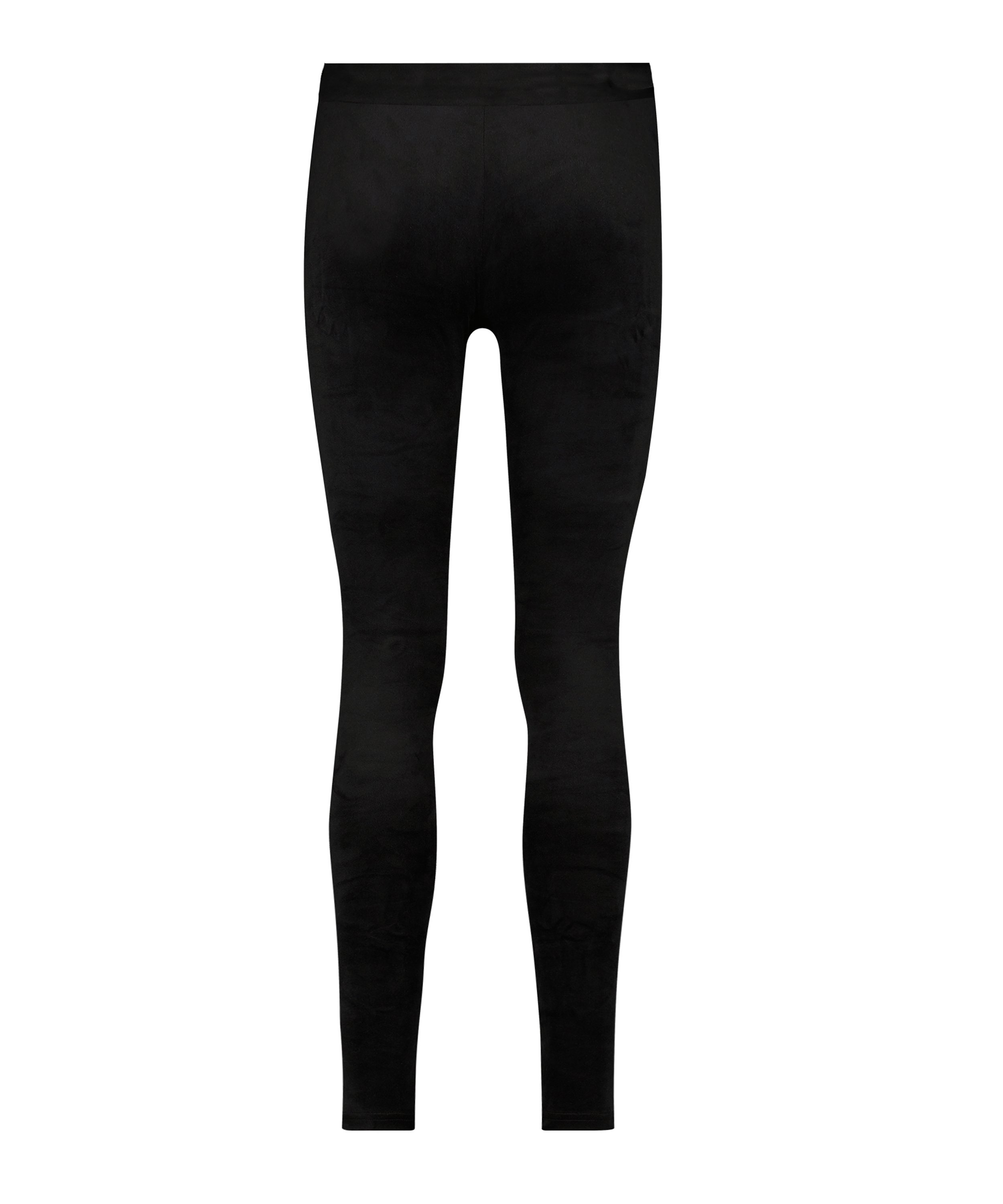 Legging Velour, Sort, main