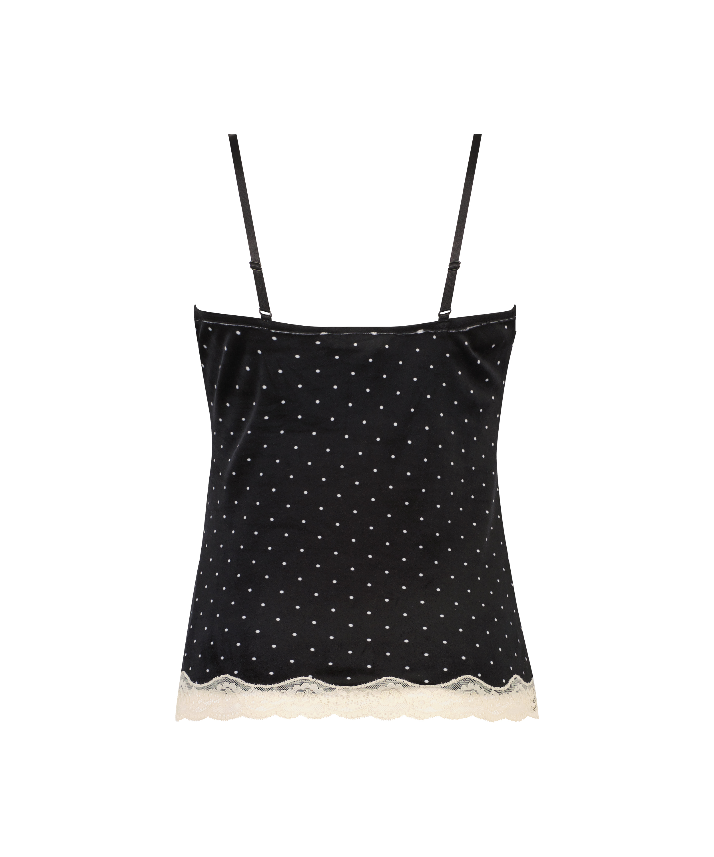 Velours Lace cami, sort, main