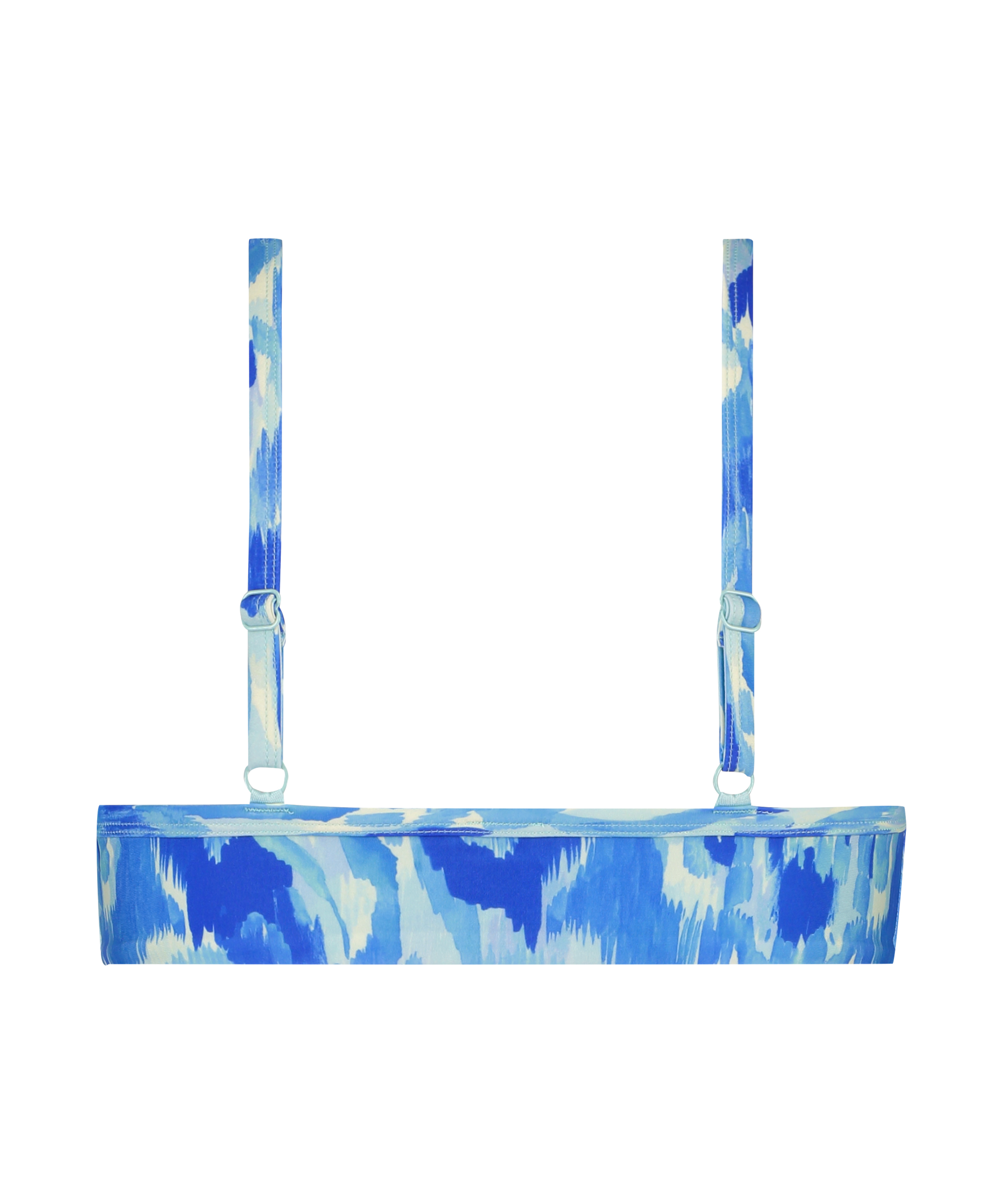 Bikini Crop Top Paraguay, Blå, main