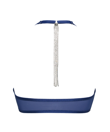 Mabel ikke-formstøbt bøjle-bh, Blå