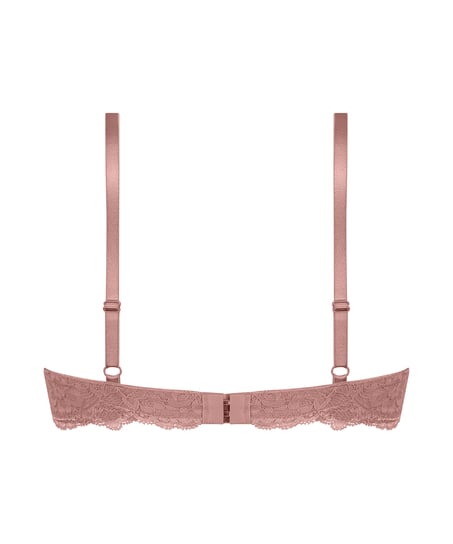 Formstøbt pushup-bøjle-bh Marine, Lyserød