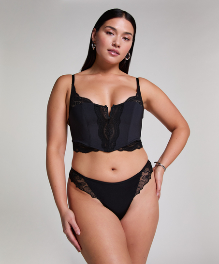 Bronte bralette, Sort