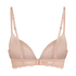 Formstøbt push-up bøjle-bh Angie, Beige