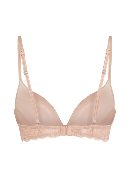 Formstøbt push-up bøjle-bh Angie, Beige